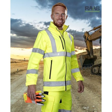 Dzseki és mellény egyben REF501 softshell - Hi-Vis sárga