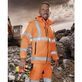 Dzseki és mellény egyben REF501 softshell - Hi-Vis narancs