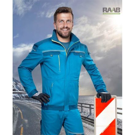COOL Trend munkakabát S-4XL-ig  közepes kék
