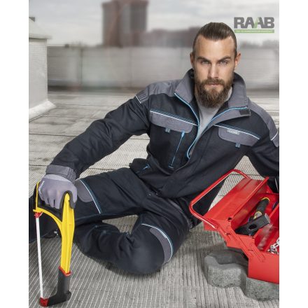 COOL Trend munkakabát S-4XL-ig fekete-szürke