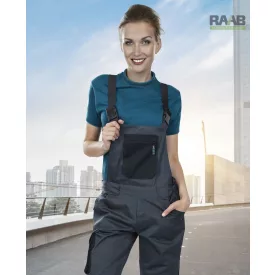 4TECH női kantáros nadrág - szürke