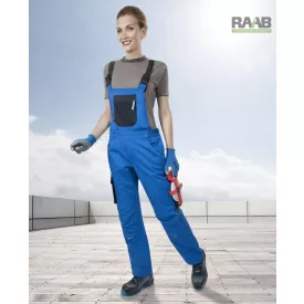 4TECH női kantáros nadrág - kék