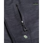 Breeffidry melange melegítő felső - sötétszürke