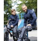 Breeffidry melange gyermek felső - sötétkék