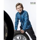 Breeffidry melange gyermek felső - kék