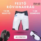 4X stretch festő rövidnadrág szett