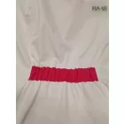 Kamilla fehér tunika pink szegéllyel  S méretben