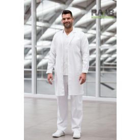 Gábor férfi fehér köpeny