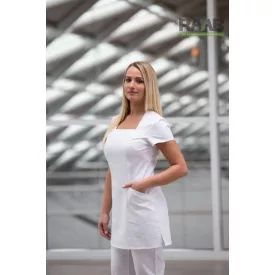 36-os méretű Orchidea fehér köpeny 