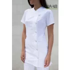 54-es méretű Arany gombos Szabrina fehér tunika