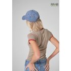 6 paneles denim sapka B105