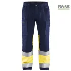 Jól láthatósági munkásnadrág sztreccs betéttel 1551-1811