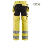 Jól láthatósági munkásnadrág sztreccs betétekkel 1552-1811