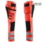 Jól láthatósági munkásnadrág sztreccs betétekkel 1552-1811