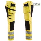 Jól láthatósági munkásnadrág sztreccs betétekkel 1552-1811