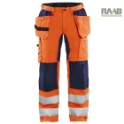 Jól láthatósági munkásnadrág sztreccs betétekkel 1552-1811