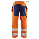 Jól láthatósági munkásnadrág sztreccs betétekkel 1552-1811