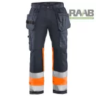 High Vis nadrág sztreccs betéttel