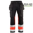 High Vis nadrág sztreccs betéttel
