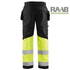 High Vis nadrág sztreccs betéttel