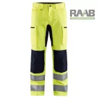 High Vis nadrág sztreccs betéttel