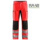 High Vis nadrág sztreccs betéttel