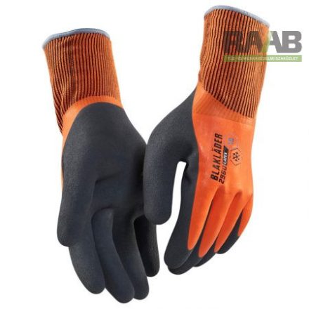 Duplán mártott bélelt kesztyű latex 1pár 2962-1451