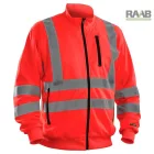 High-Vis Jól láthatósági cipzáros pulóver 3358-1974