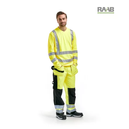 High-Vis, UV sugárzás ellen védő, hosszú ujjú poló 3381-1070