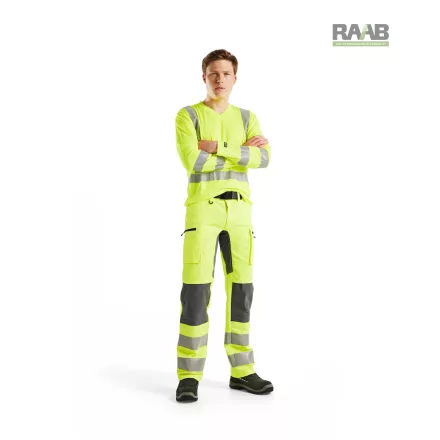 High-Vis, UV sugárzás ellen védő, hosszú ujjú poló 3383-1011