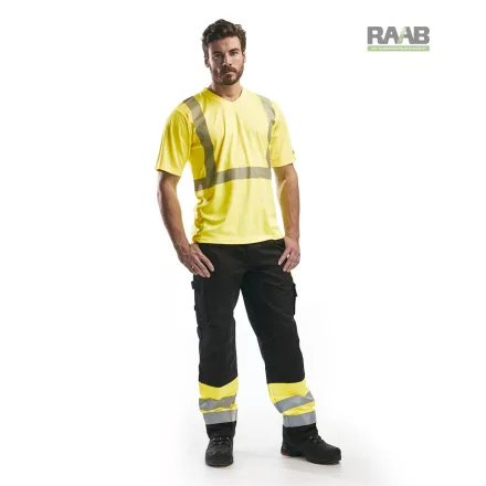 High Vis "V" nyakú UV védős póló 3386-1013-3300 