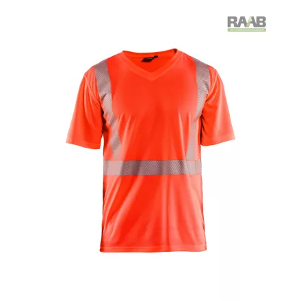 High Vis "V" nyakú UV védős póló 3386-1013-5500