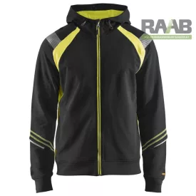 Kapucnis pulóver cipzárral 3433-1158