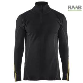   Lángálló aláöltöző felső cipzáras 78% merinói gyapjú 4796-1075