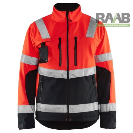 High-Vis Softshell kabát vízálló 4900-2517