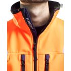 High-Vis Softshell kabát vízálló 4900-2517