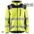Kötött pulóver softshell betéttel High Vis