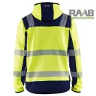 Kötött pulóver softshell betéttel High Vis