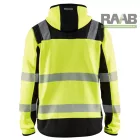 Kötött pulóver softshell betéttel High Vis