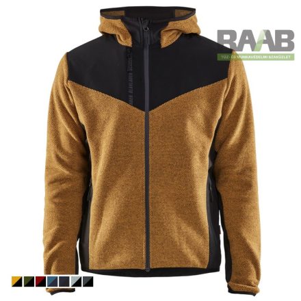 Kötött kardigán softshell betéttel 5940-2536