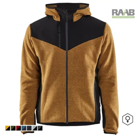 Kötött kardigán softshell betéttel 5940-2536