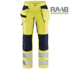 Női High Vis munkásnadrág sztreccs 7163-1811