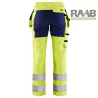 Női High Vis munkásnadrág sztreccs 7163-1811