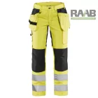 Női High Vis munkásnadrág sztreccs 7163-1811