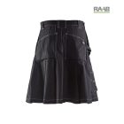 Munkás szoknya Kilt Fekete színben