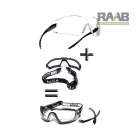 Bollé Cobra víztiszta védőszemüveg pánttal és habkerettel