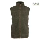 RAMMER khaki mellény báránybőr hatású