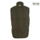 RAMMER khaki mellény báránybőr hatású