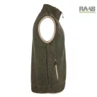 RAMMER khaki mellény báránybőr hatású