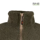 RAMMER khaki mellény báránybőr hatású